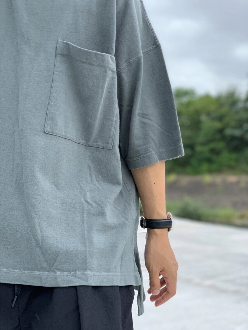 ヨーコサカモトのポケットTシャツの着用感