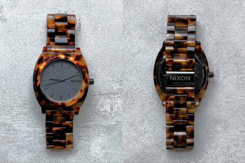ニクソンの腕時計「タイムテラーアセテート」のサイズ感・着用感