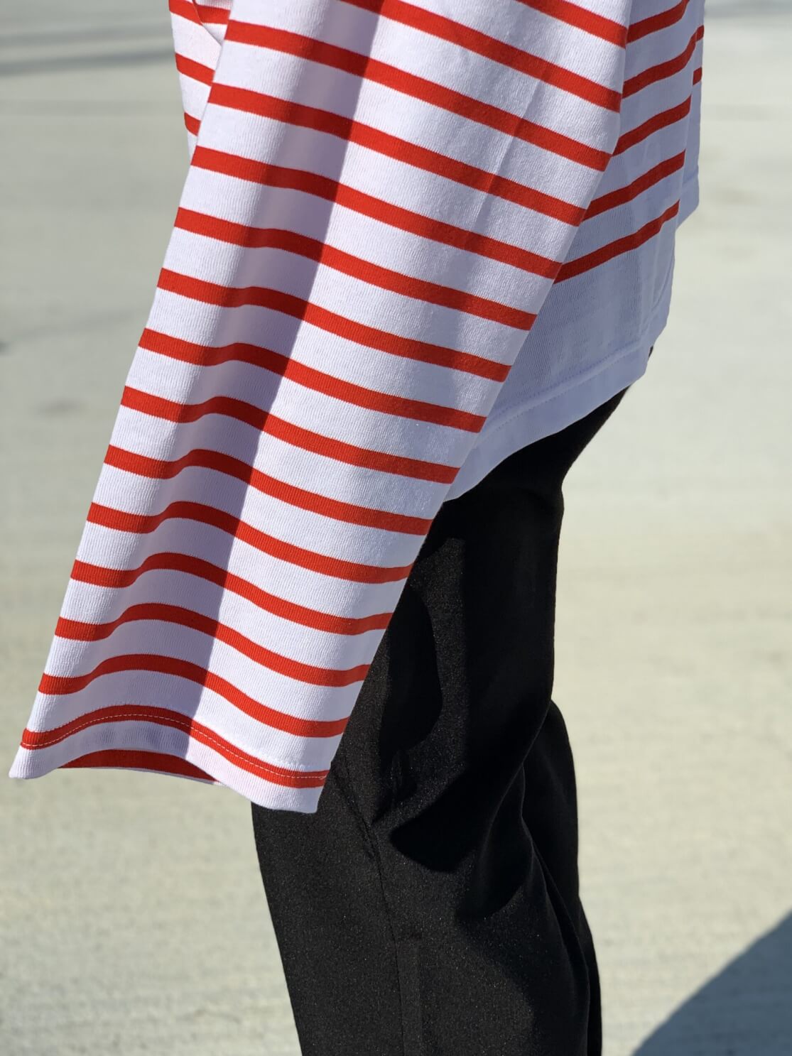 outil バスクシャツ　サイズ2 OUTIL（ウティ）のバスクシャツ「TRICOT AAST」のサイズ感