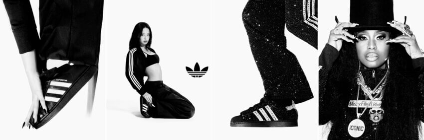 アディダスのスーパースター×BLACKPINKジェニー
