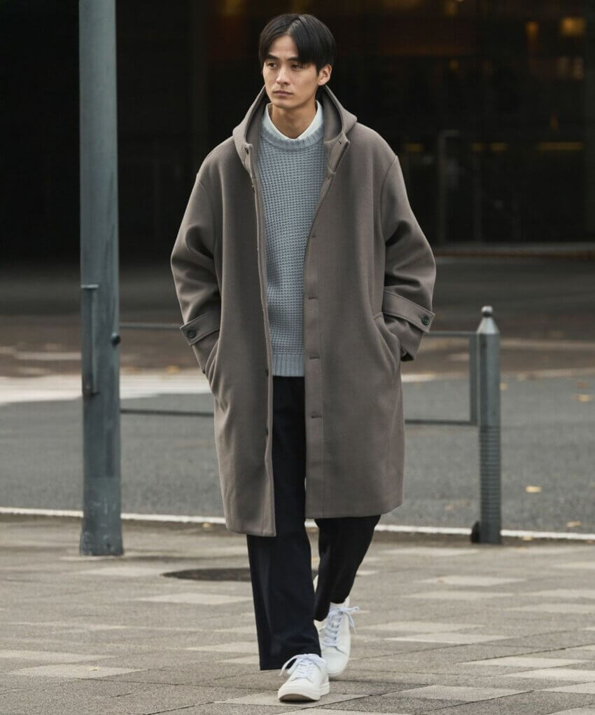 スプートニクスのアウターコーデ