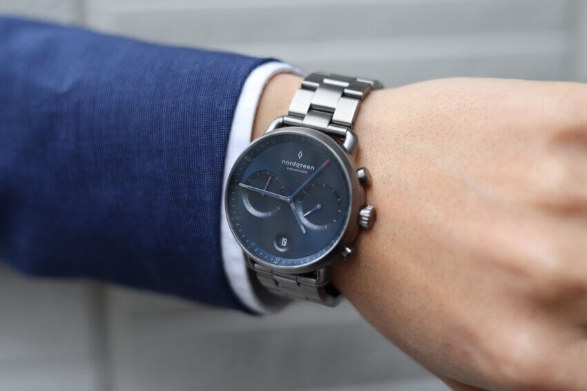 ノードグリーンの腕時計「パイオニア」の着用感・サイズ感