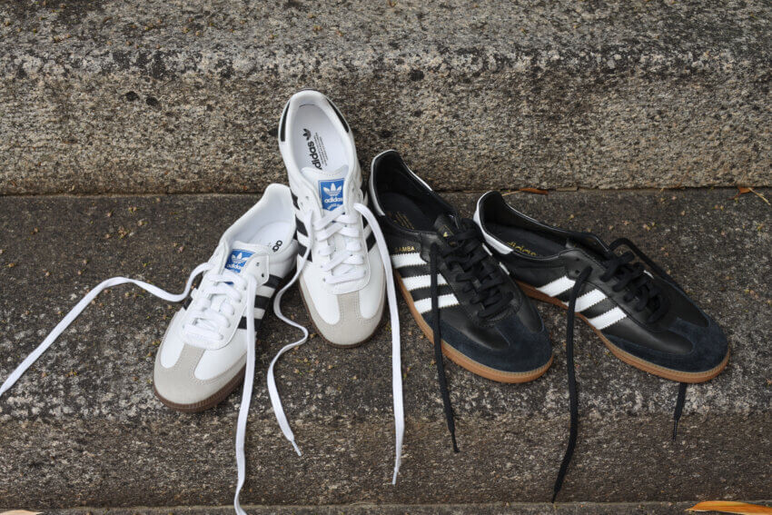アディダスのサンバOGとサンバDECON