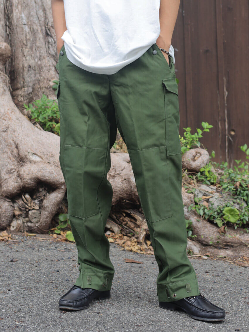 スウェーデン軍のM-59カーゴパンツのサイズ感・着用感