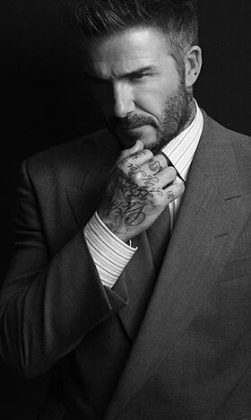 デイヴィッドベッカム着用のヒューゴボス