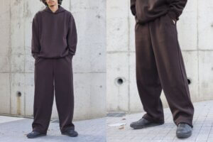【徹底レビュー】ユニクロCのスウェットワイドパンツのデザインとサイズ感