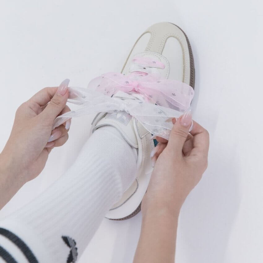 adidasのリボンシューレース「ORIBBON」の結び方