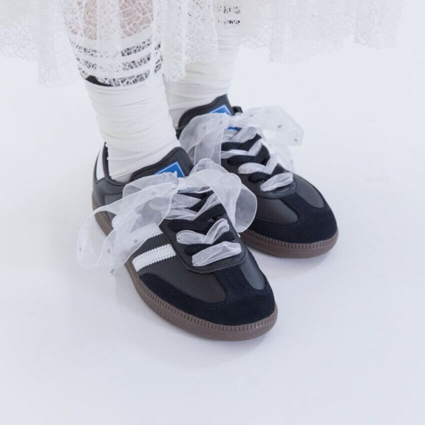adidasのリボンシューレース「ORIBBON」の結び方