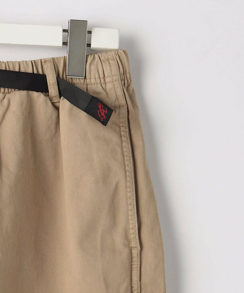 グラミチのショートパンツのロゴ