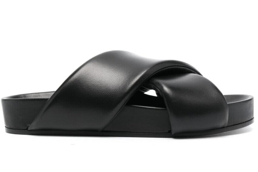 ジルサンダーのレザーサンダル