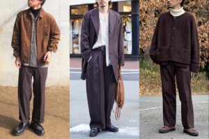 ブラウンのワントーンコーデ13選｜初心者でも垢抜けるメンズ着こなし術