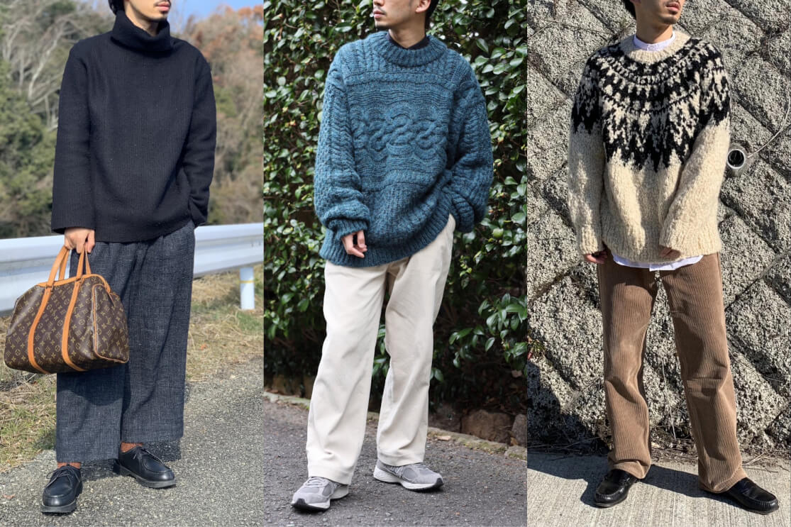 ニットコーデ完全攻略！おしゃれメンズが実践する着こなし術12選