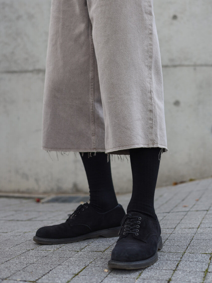 ユニクロのヒートテックハイソックスのコーデ例