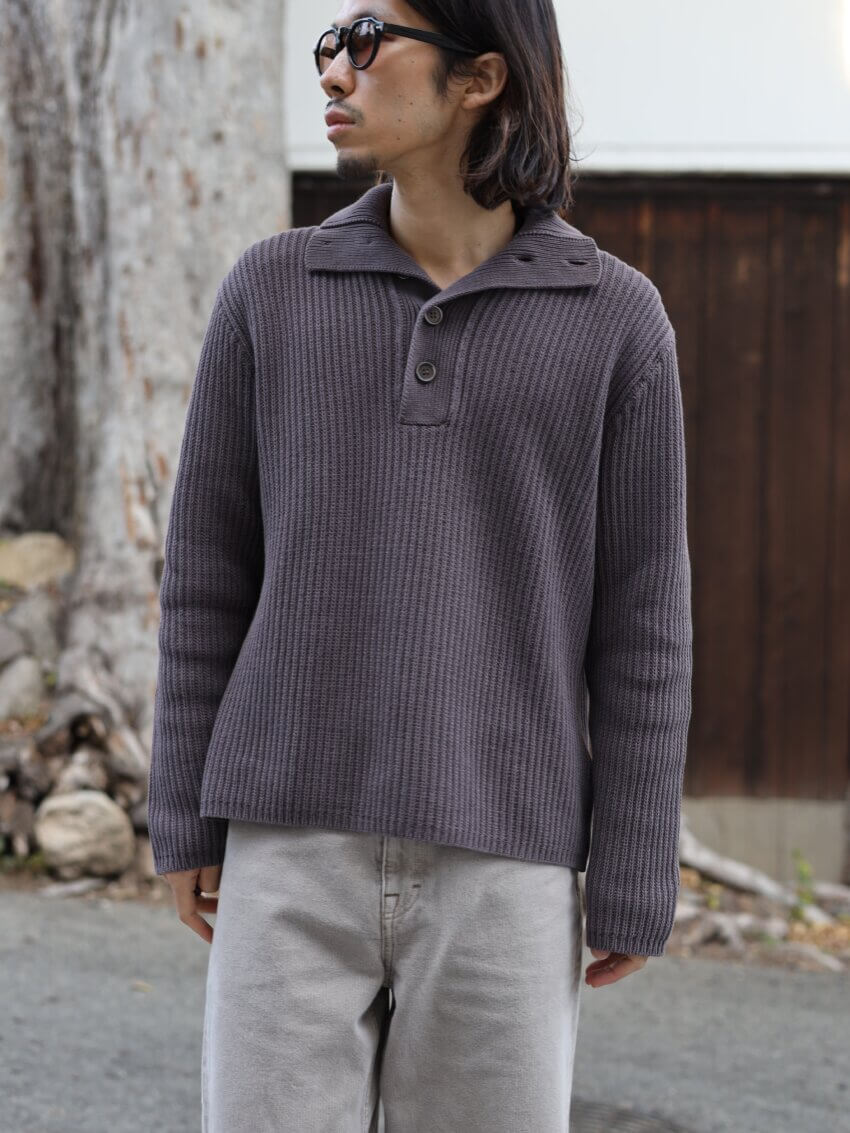 アワーレガシーのナビゲーターニットポロのサイズ感・着用感