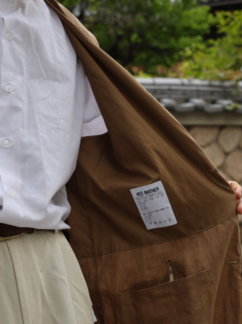 ヘドメイナーのスリーブレスロングベストの着用感