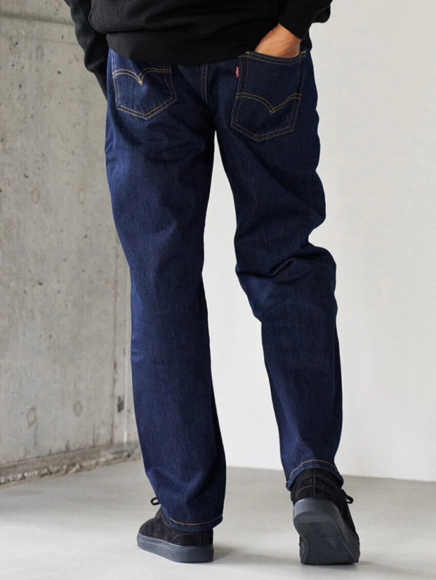 リーバイス550(現行品)のサイズ感・着用感(後ろ)