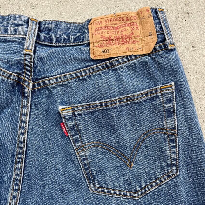 古着のユーロリーバイスの501