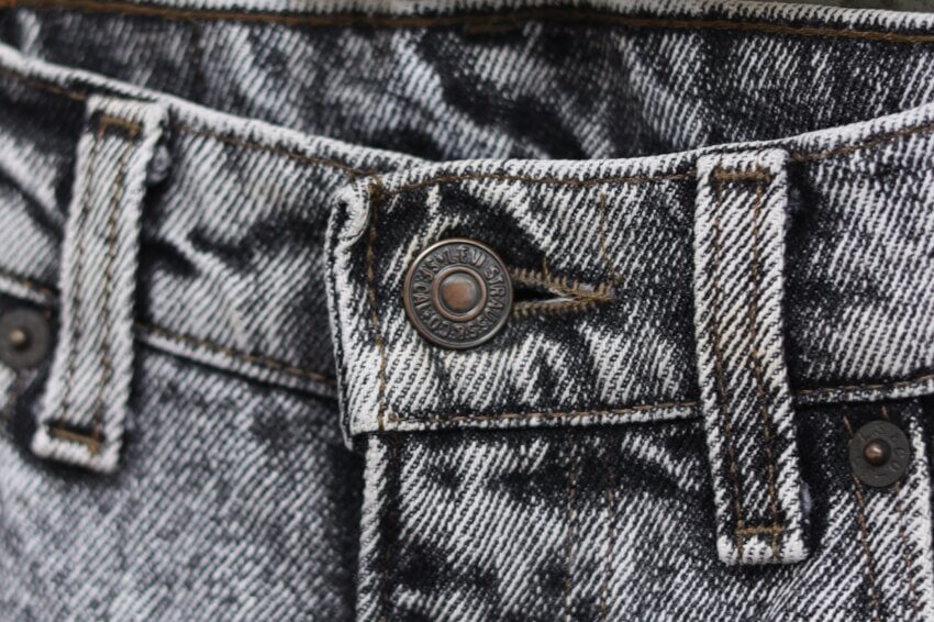 リーバイス550の古着のボタン
