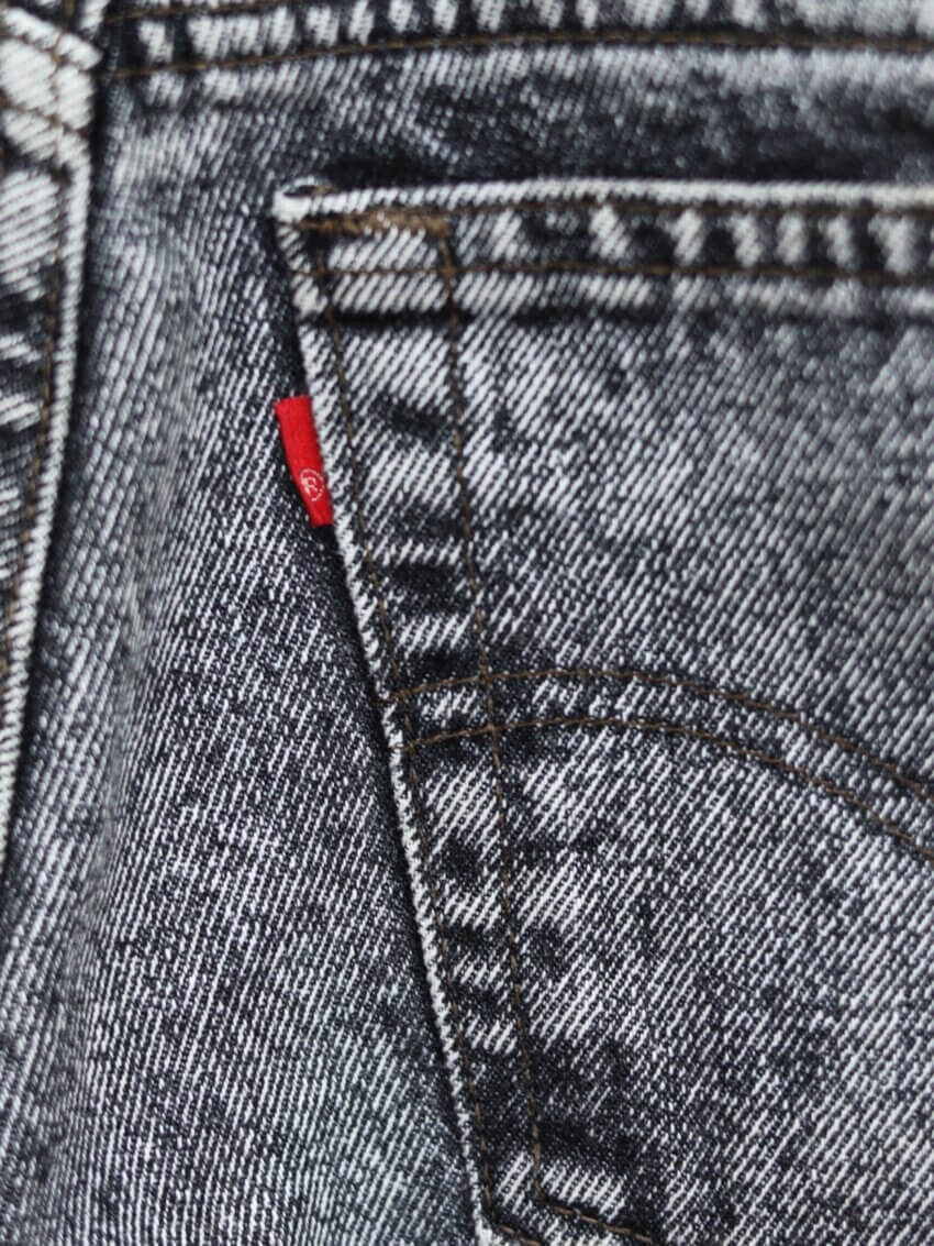 リーバイス550の古着のタグ