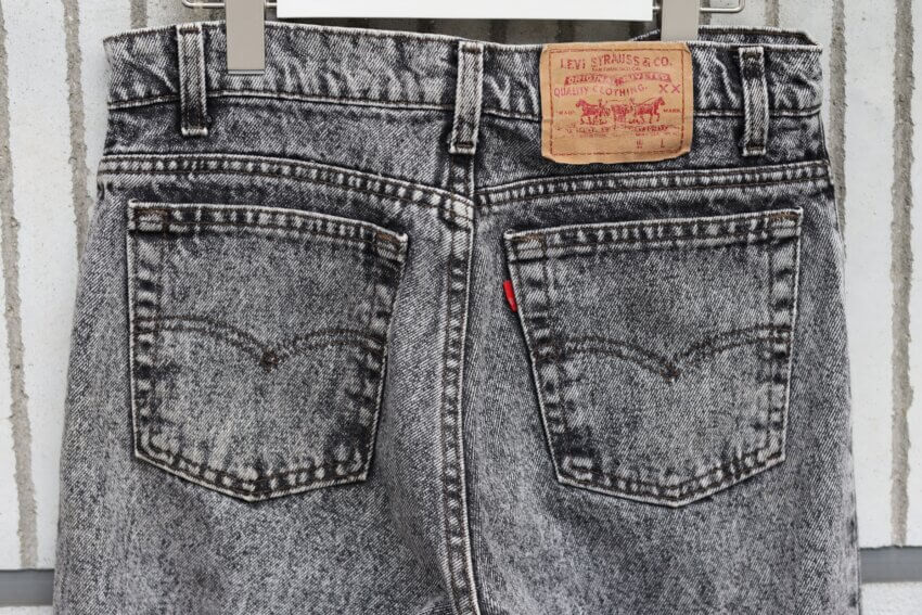 リーバイス550の古着のバックポケット