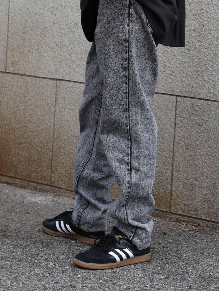 リーバイス550の古着のサイズ感・着用感(横)