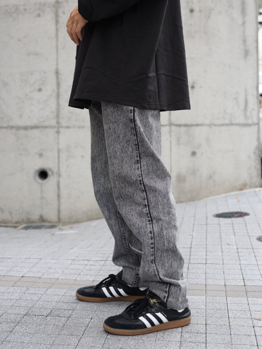 リーバイス550の古着のサイズ感・着用感(横)