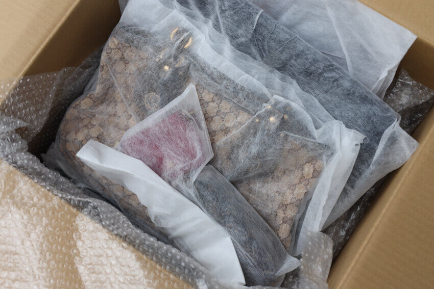 リクロの宅配買取の返却時の梱包状態