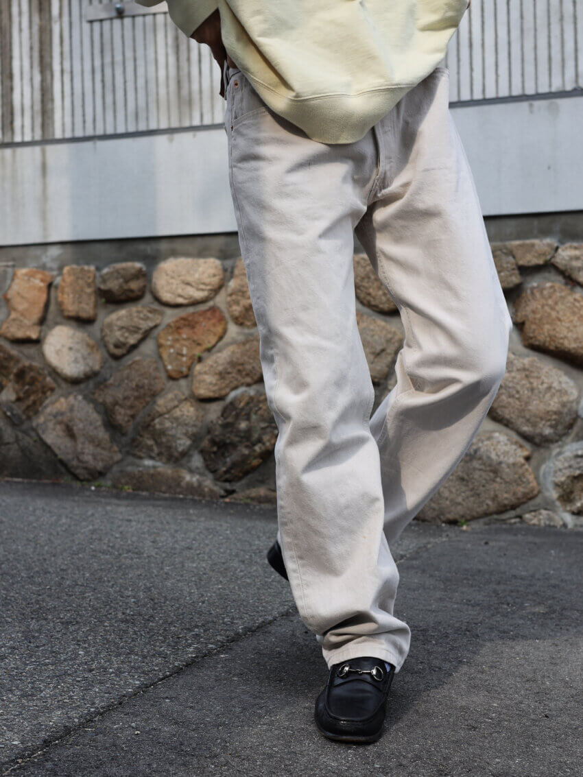 ユーロリーバイス501エクリュイギリス製のサイズ感