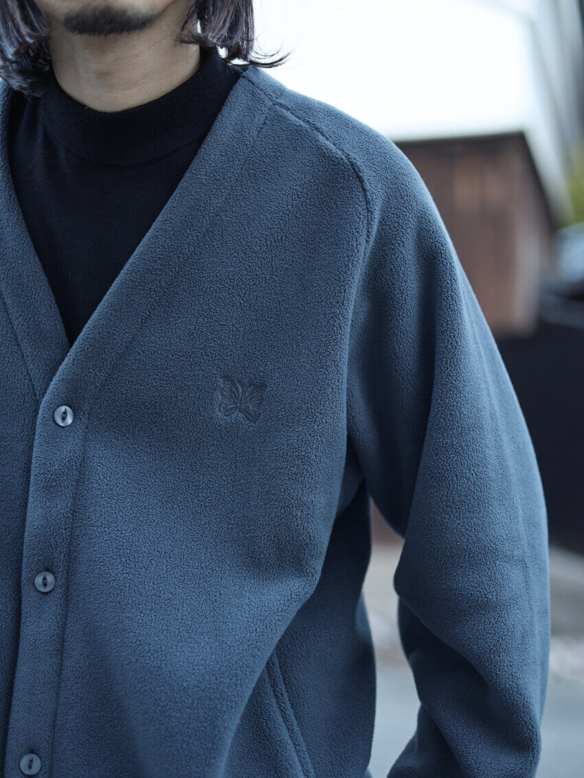 ユニクロ×ニードルズのフリースオーバーサイズカーディガンのサイズ感・着用感