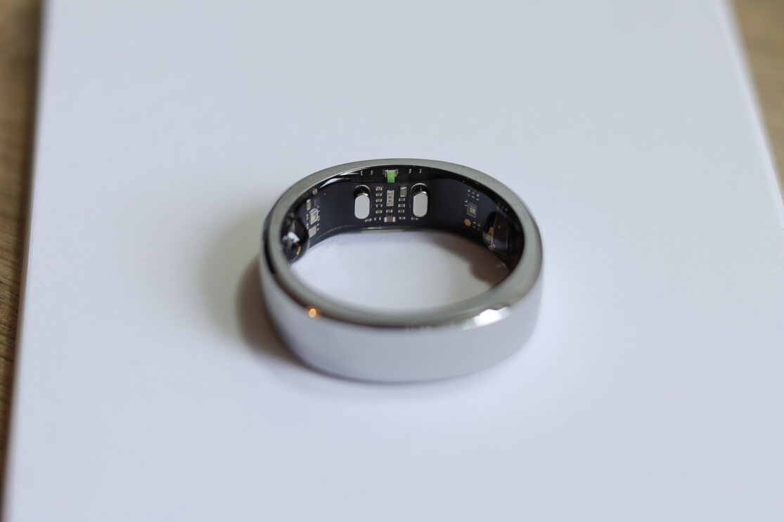ringconn gen3 size 10 brushed silver (5) リンコンGen3のブラッシュドシルバーの実物