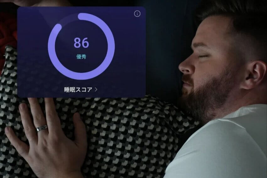 リンコンGen3の睡眠時の着用イメージ