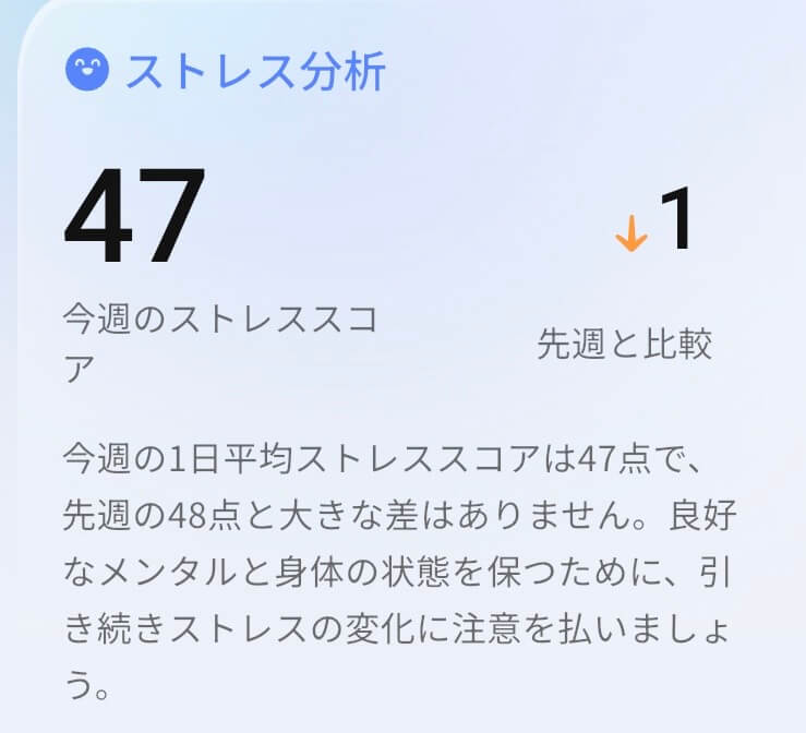 ringconn-gen3-stress-weekly-report- リンコンGen3の週間レポート「ストレス分析」