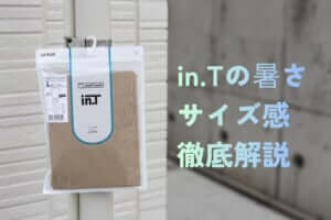 グンゼ in.Tを正直レビュー！サイズ感は？暑い？実際に着てわかった着心地